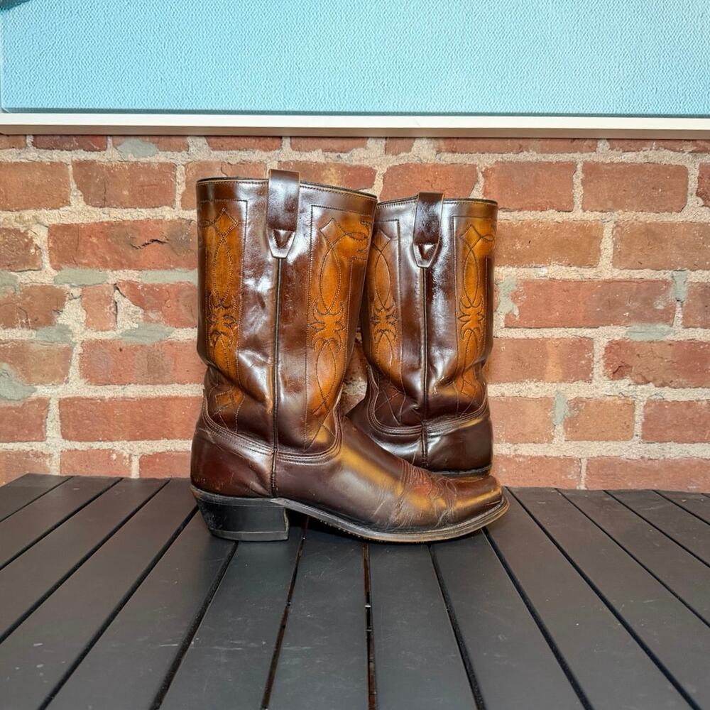 Vintage Wrangler Western Cowboy Boot